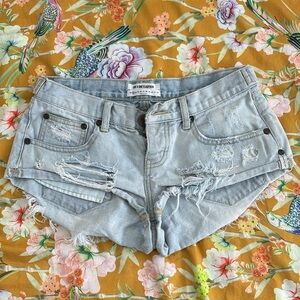 One X Teaspoon jean shorts